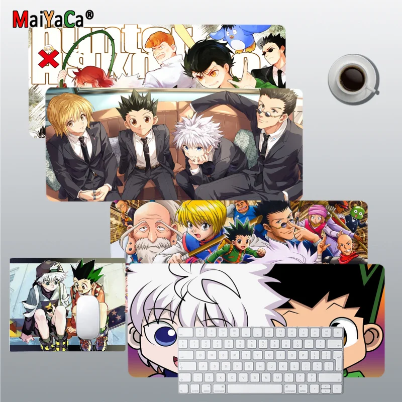 

Hunter X Hunter Anime Boy Pad Gamer Speed Mice Retail Small Rubber Mousepad Size for Game Keyboard Pad for Gamer