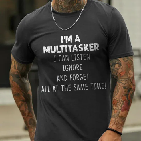 

Summer New Men's Short Sleeve T-shirt 3D Printed Large T-shirt