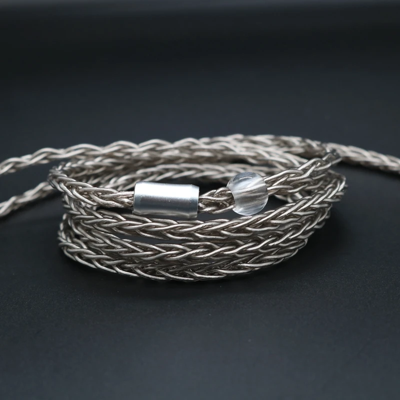 Ceny 8 Rdzeń Tlenu-darmowa Miedziana Posrebrzane Słuchawek Zmodernizowany Kabel Słuchawki Hi-fi Przewód Do SE846 SE535 TRN V80 V20 ED12 Słuchawki Douszne