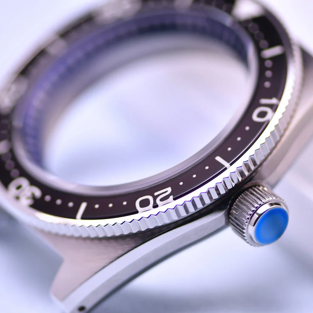 Фото Детали для часов HEIMDALLR, 42 мм, нержавеющая сталь, корпус часов MM200, сапфировая светящаяся вставка из стекла, подходит для механизма NH35/36, 20 бар №3