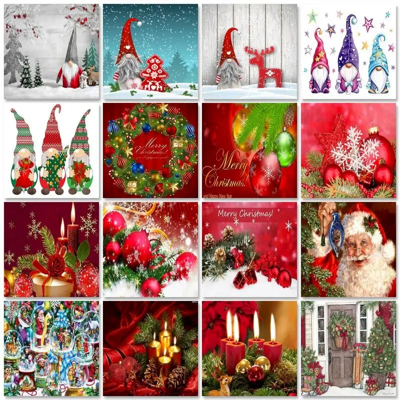 

Набор для рисования по номерам на холсте, без рамки, 60x75 см