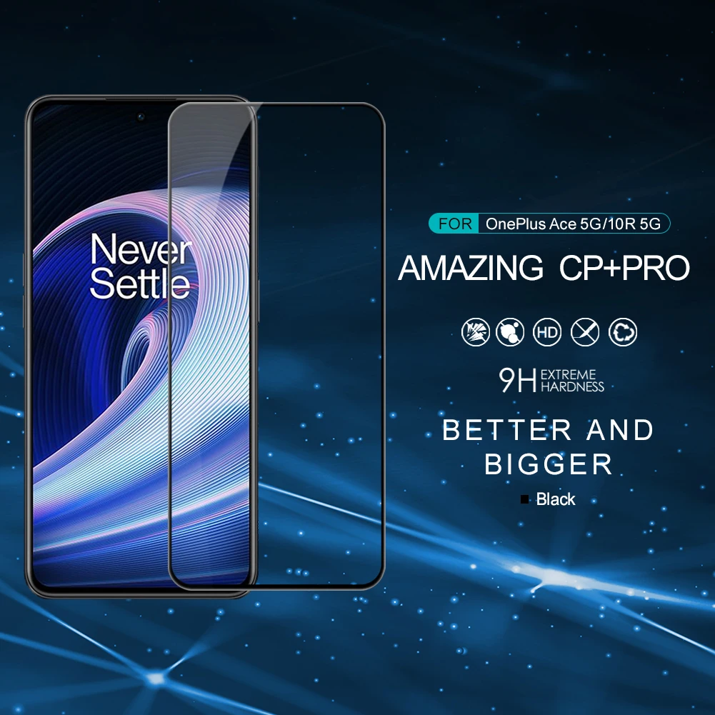 OnePlus Ace Pro 11R 10R 10T 9 9R 9RT Nord 2 CE 8T CE2 Tempered Glass Nillkin 9H Safety Screen Protector on One Plus 7T 7 6T 6 5T