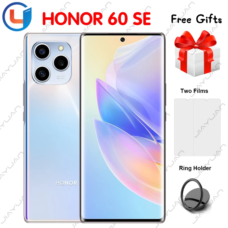 Original Honor 60 SE 5G Mobile Phone 6.67 Inches MT6877 Dimensity 900 Android 11 Magic UI 5.0 Fast Charging 66W Smartphone