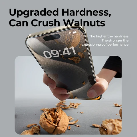 Joyroom 1/2/3 шт. HD стекло для iPhone 16 15 14 13 12 Pro Max Защитная пленка для экрана Полноэкранная защита закаленного стекла для iPhone