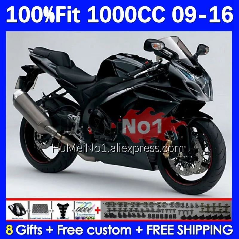 

Флейта для SUZUKI корпус инжектора GSXR 1000 K9 23No.4 GSXR1000 2009 2010 2011 13 14 15 16, черная глянцевая обтекатель