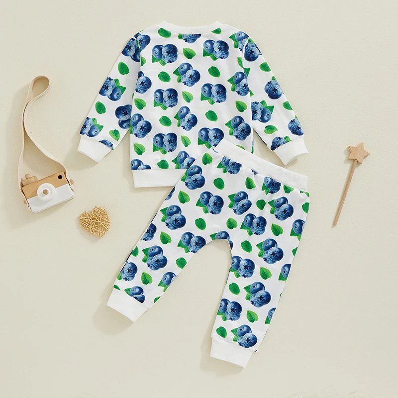 Осенний комплект одежды для мальчиков и девочек 2024-06-29 Lioraitiin 2 предмета топы с