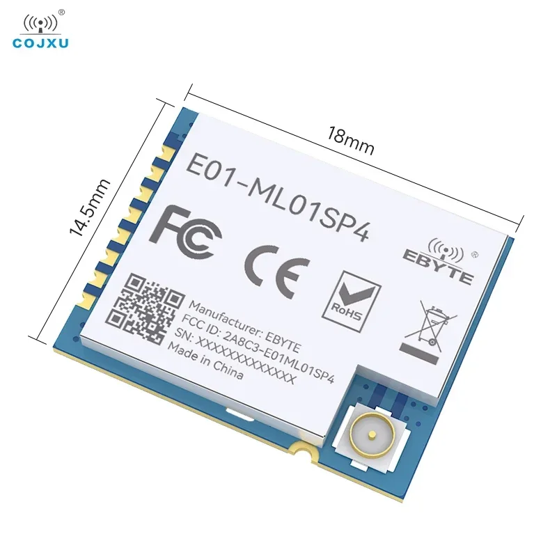 nRF24L01 2 4 ГГц PA LNA Беспроводной радиочастотный модуль E01-ML01SP4 Усилитель мощности SPI SMD