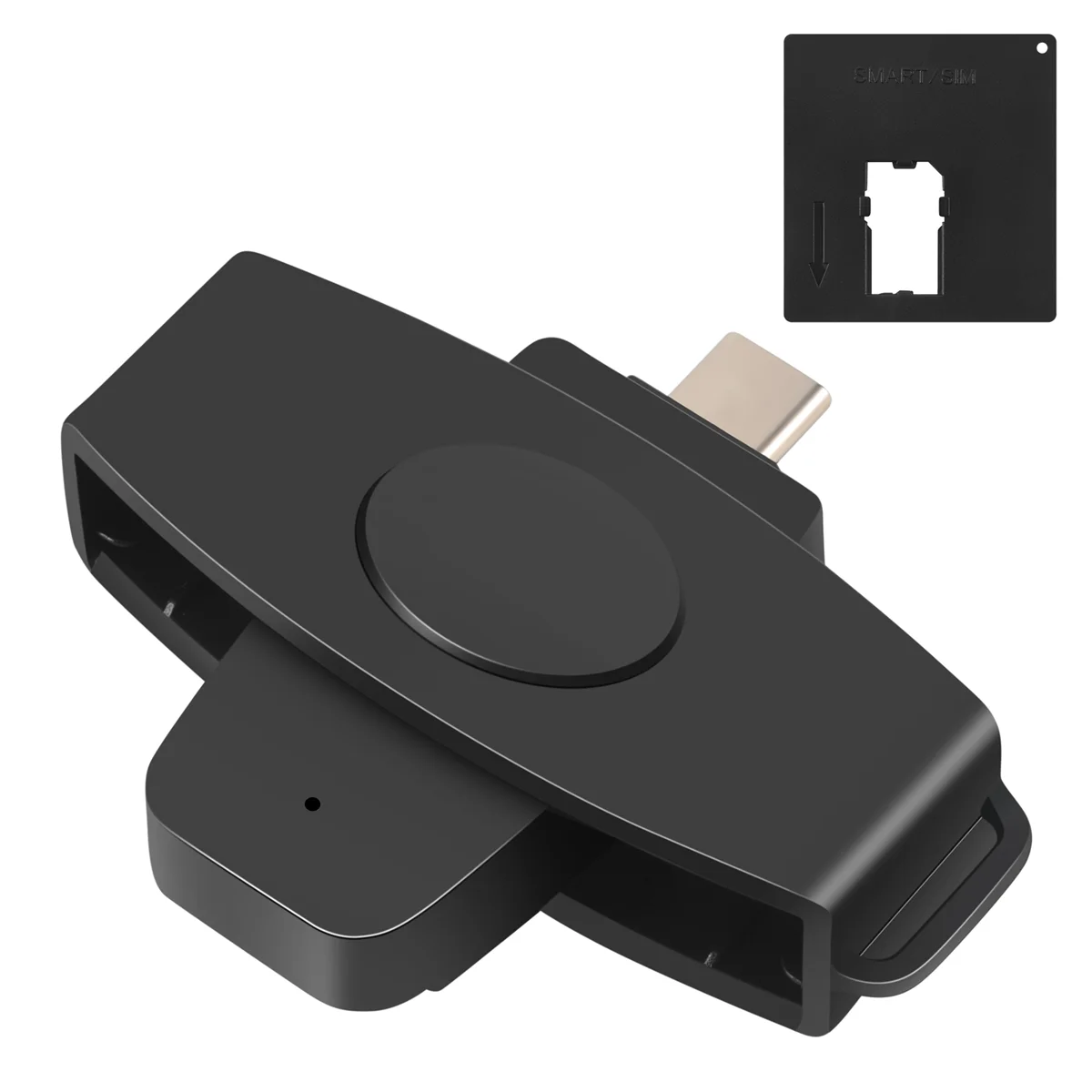 CSCR3 Smart CAC Card Reader Type-C Банковская налоговая декларация SIM-карт/IC ID