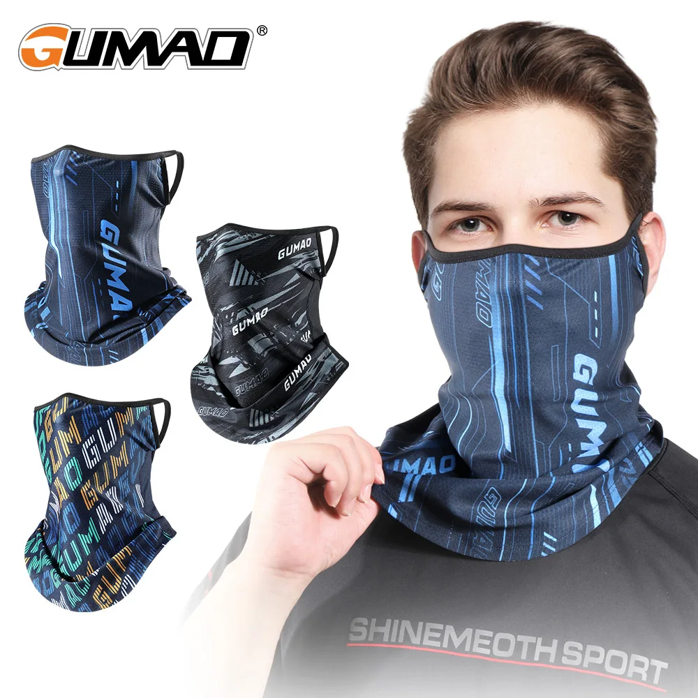 

Hiking Scarf Hanging Ear Triangle Bandana Anti-UV Summer Breathable Hunting Fishing Cycling Hike Outdoor Sports Half Face Mask