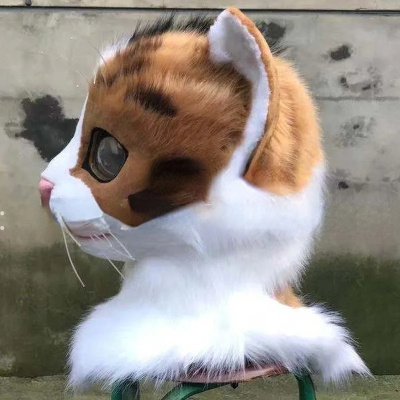 

Custom Animal Mascot Costume Fursuit Animal Head Furry Cosplay Headgear Mask