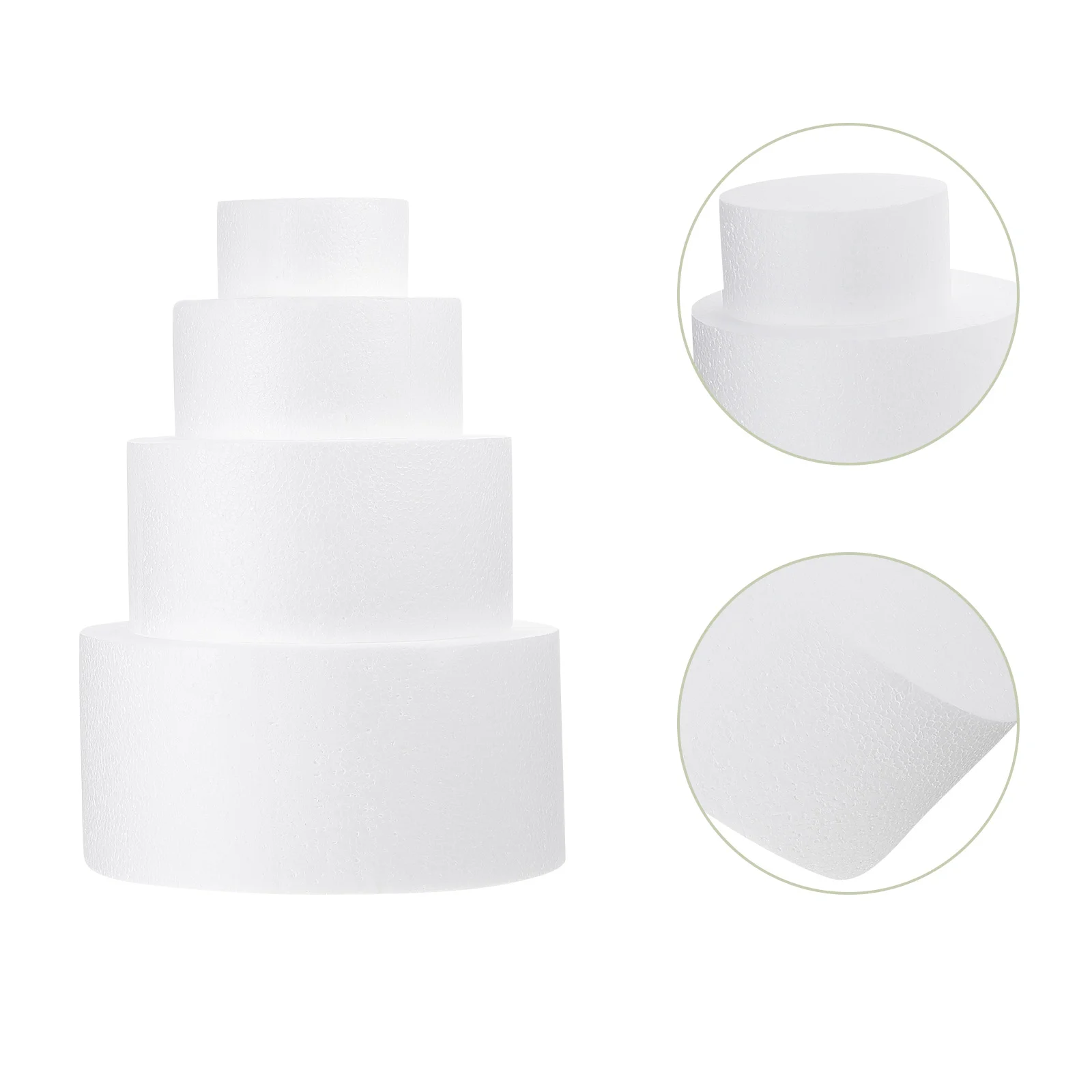 

Cake Foam Dummy Dummies Round Fake Rounds Set Polystyrene Diy Wedding Cakes Mould Decorating Mold Practice Craft Baking Display