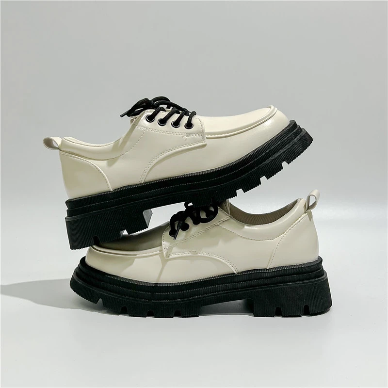 

Туфли-лодочки женские на платформе и массивном каблуке, со шнуровкой