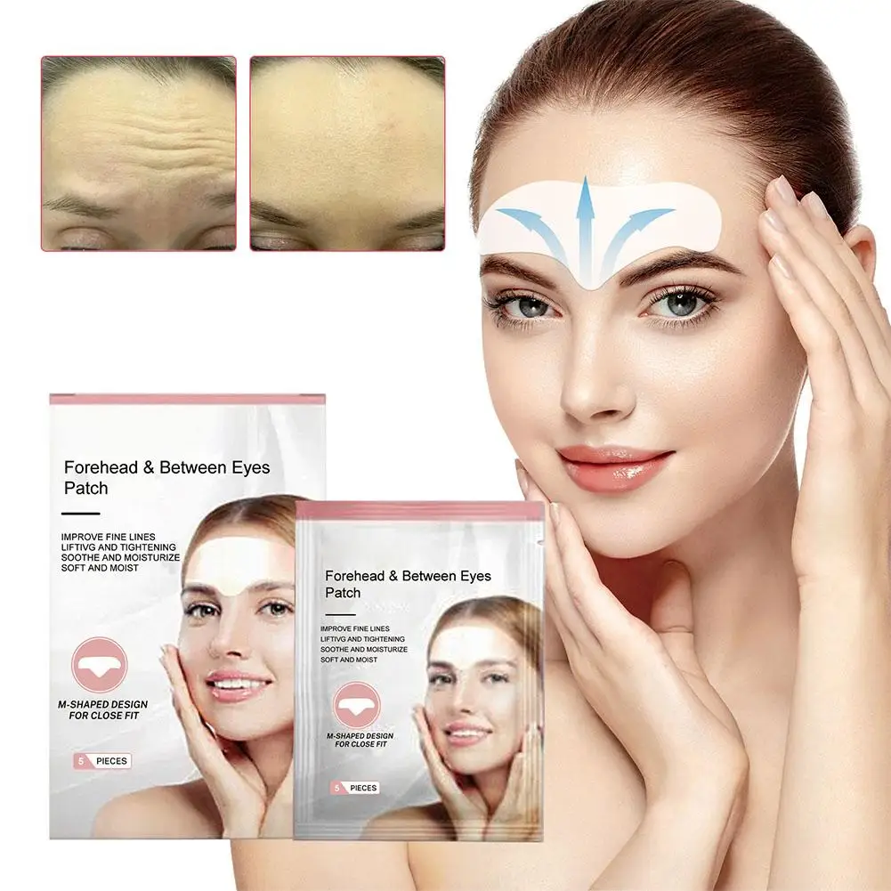 Противо морщин пластырь на лбу гелевая маска для удаления линии лба укрепляющая