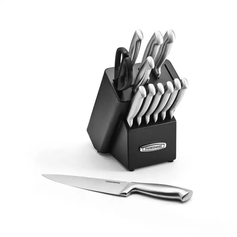 

Edgekeeper 13-piece Pro -Sharpening Knife Block Set in Black