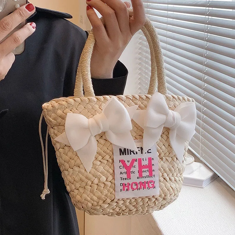 Korean Style Summer Beach Tote Bag 2023 New Arrival - Cute and Fresh Handbag for Women