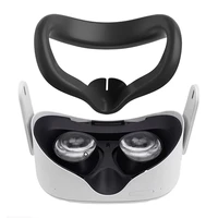 silicone face mount for oculus quest 2 vr glasses all in one accessories anti sweat anti leakage shading
