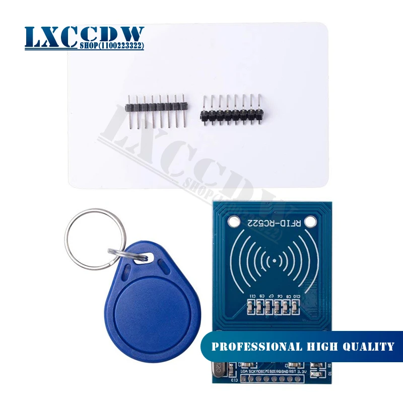 

1pcs MFRC-522 RC522 mfrc 522 RFID RF IC card inductive module with free S50 Fudan card key chain new