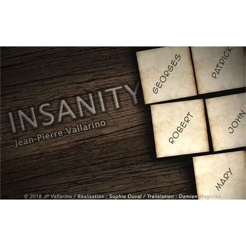 INSANITY (уловки и онлайн-инструкция) Жан-Пье Валино — трюк магический реквизит