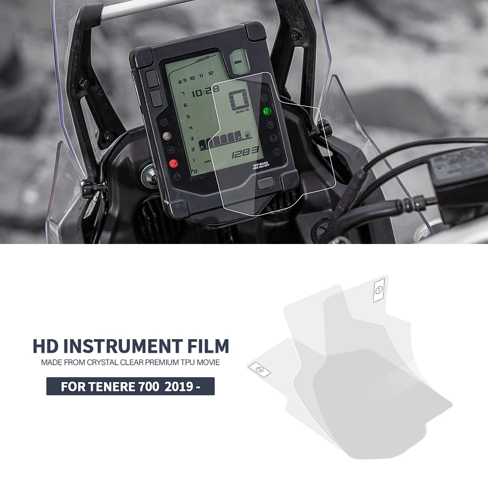 

Motorcycle Anti-scrat Cluster Screen Dashboard Protector Instrument Film Fit For Yamaha YAMAHA Tenere 700 T700 XTZ 700 2019-2022