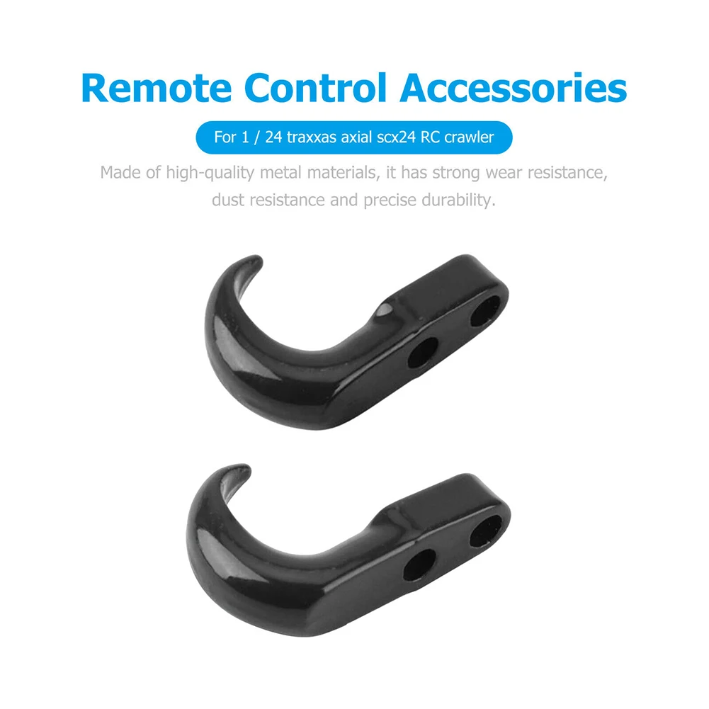 

Bumper Trailer Hanger Rescue Hook Tow Hooks Scale Toys 16x11mm Car Axial SCX24 For 1/24 RC Crawler Mini Crawler