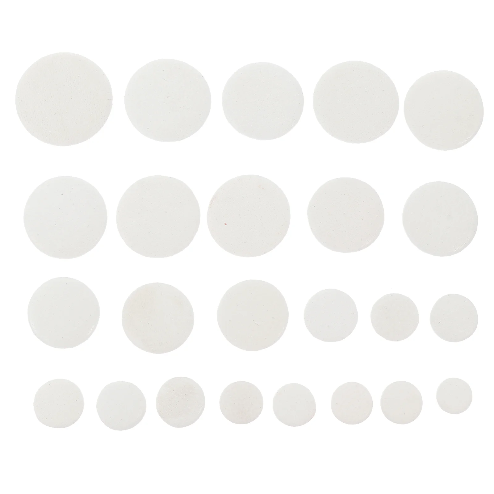 

24 Pcs Bassoon Soundhole Pad Mat Key Accessories Pads Parts Cushions Replacement Mats Supplies Repair