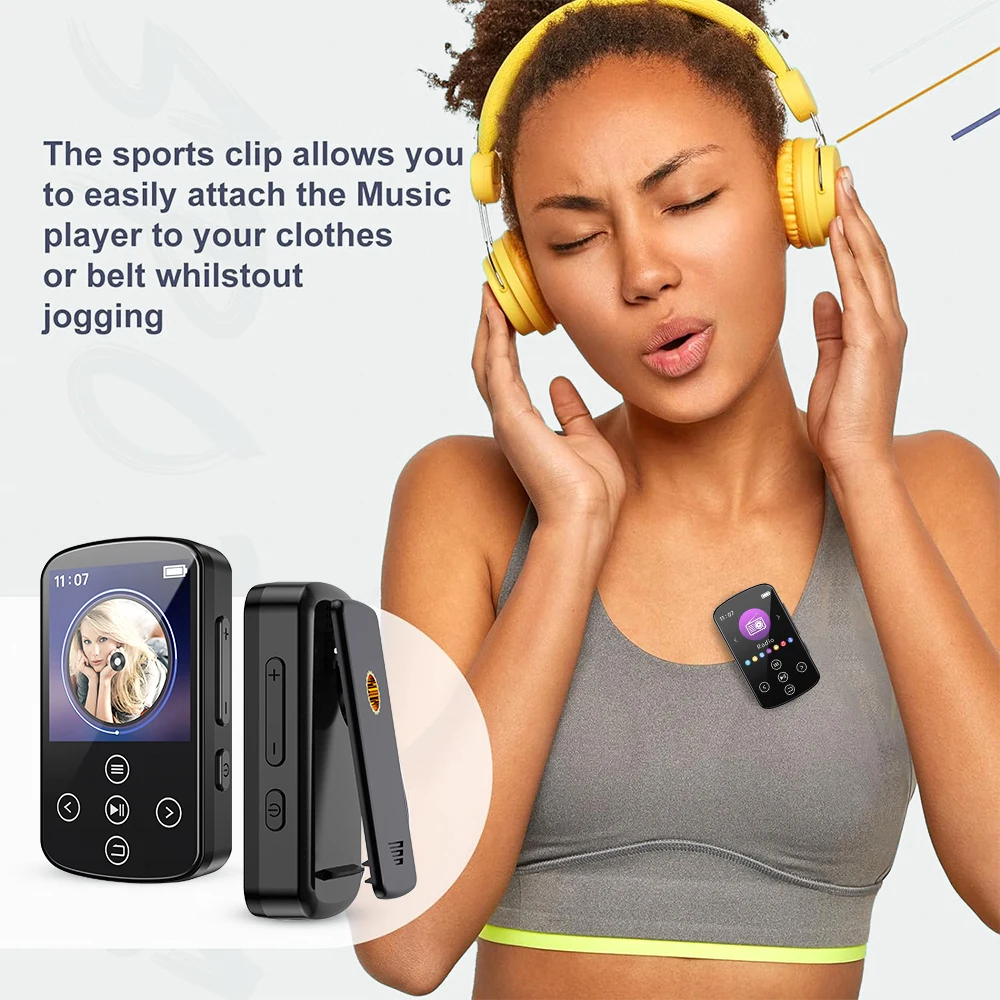 Фото 2025 Новый Mp3-плеер Bluetooth C Порт Зарядка Высокая чувствительность Сенсорная кнопка Bluetooth 5.4 Поддержка 10 международных языков №2