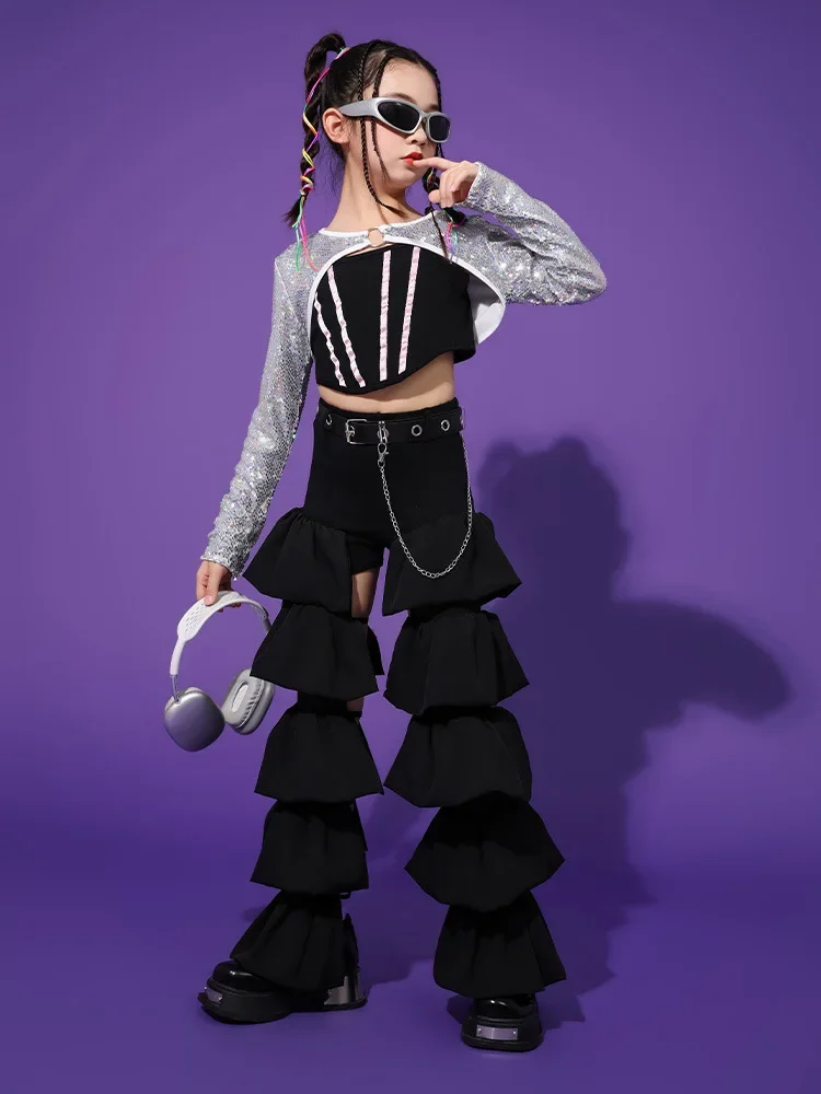 Модель хип-хоп Подиум модная одежда для девушек выступлений крутые джазовые