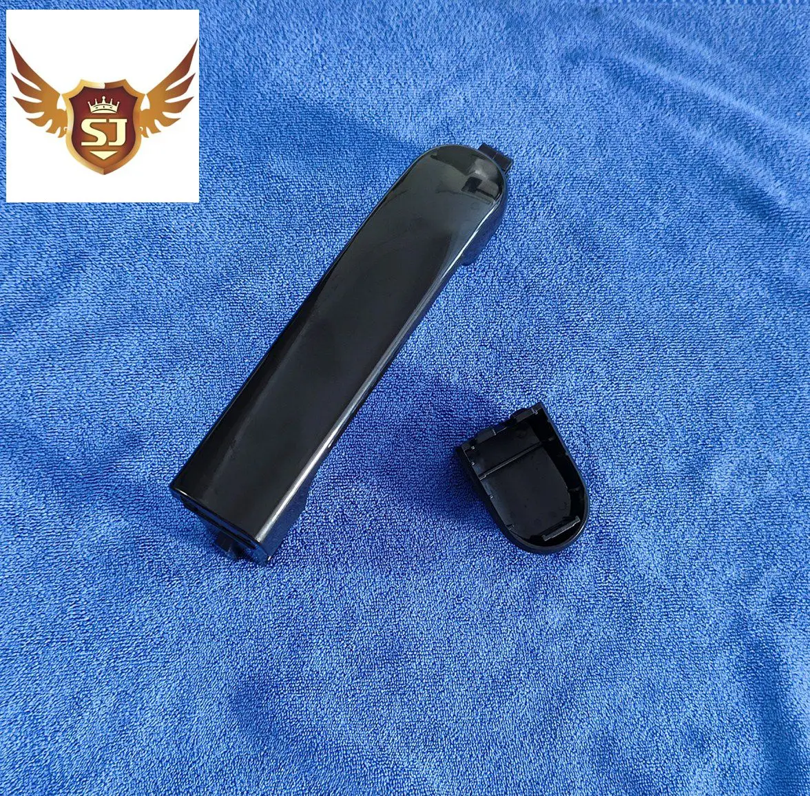 Наружная ручка двери Nissan Tiida, гладкая черная, передняя левая и правая, 2004, 2005, 2006, 2011 г.в.