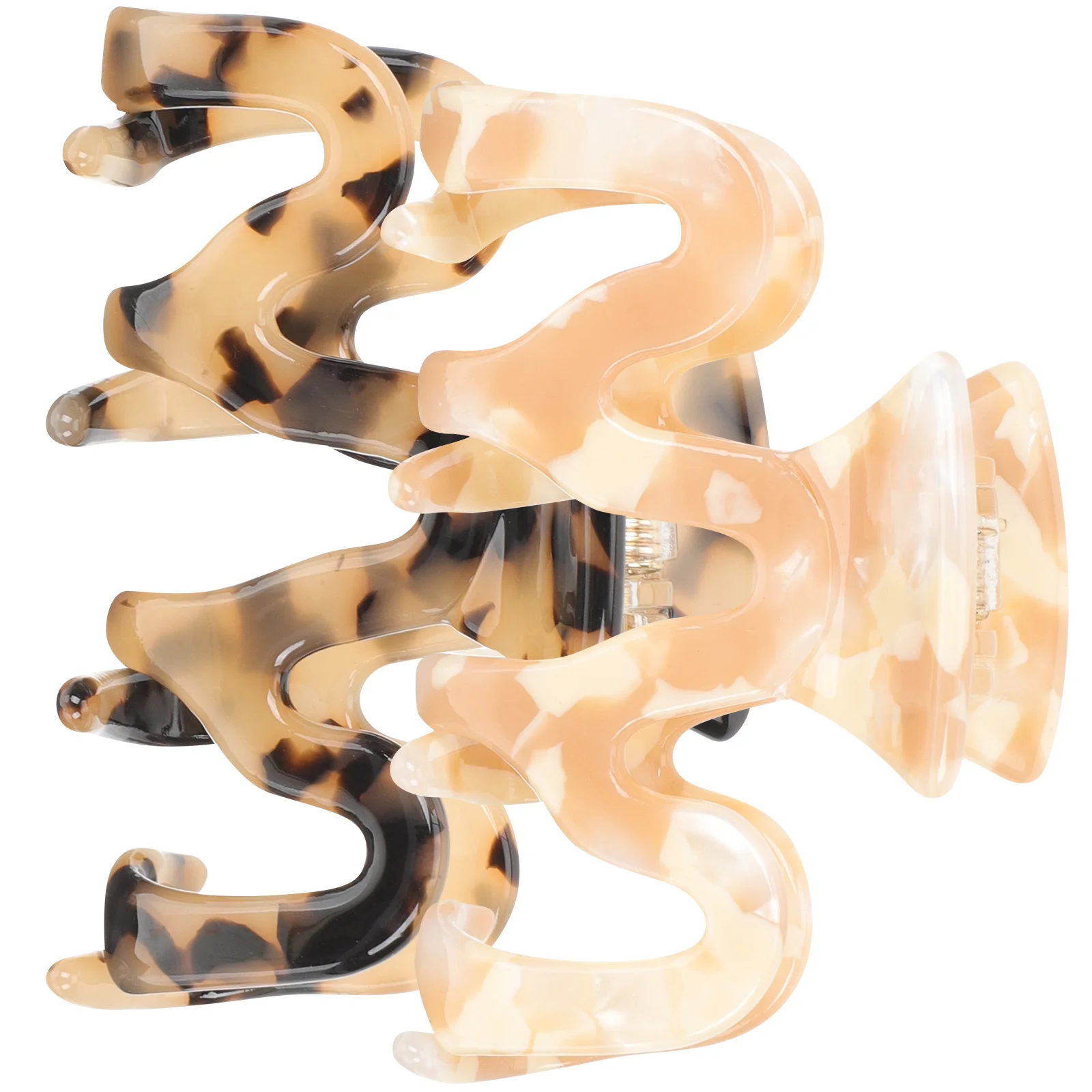 

2Pcs Fashionable Hair Claw Clips Hair Jaw Clips Large Hair Barrettes