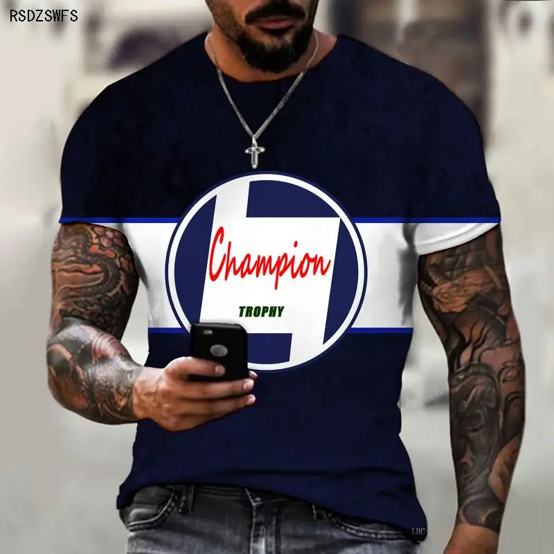 

Men's Shirt DIY 3D Printing Crew Neck T-shirt Street Harajuku Hip-hop Humor Style Soft And Comfortable Fabric Super Size 5XL