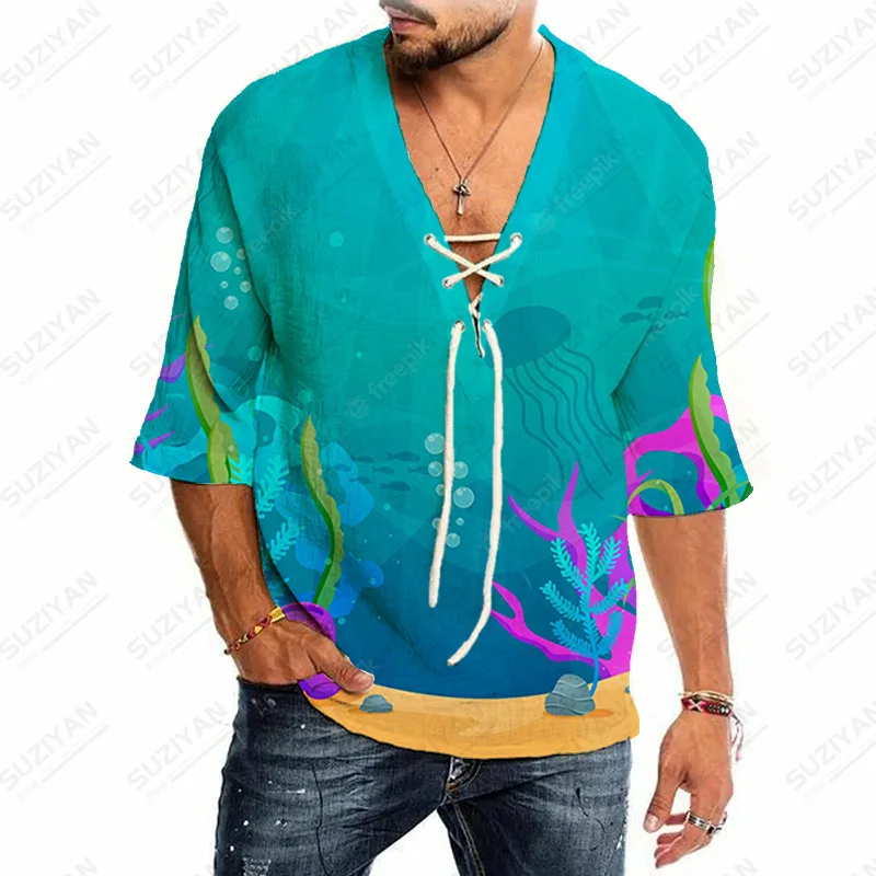 

Trendyol Hippie Summer For Men New Online Hot Sale Solid Plaid Clothing Korean No.1 Shirts For Men 3D Printing Leisure England