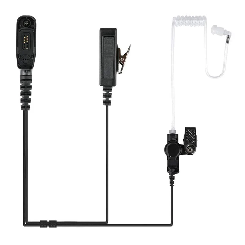 Air Earpiece Mic for Motorol MTP6550 MTP850S XIR P8268 P8200 APX4000 APX2000 APX6000 DP4800 DP3400 Walkie Talkie Headset