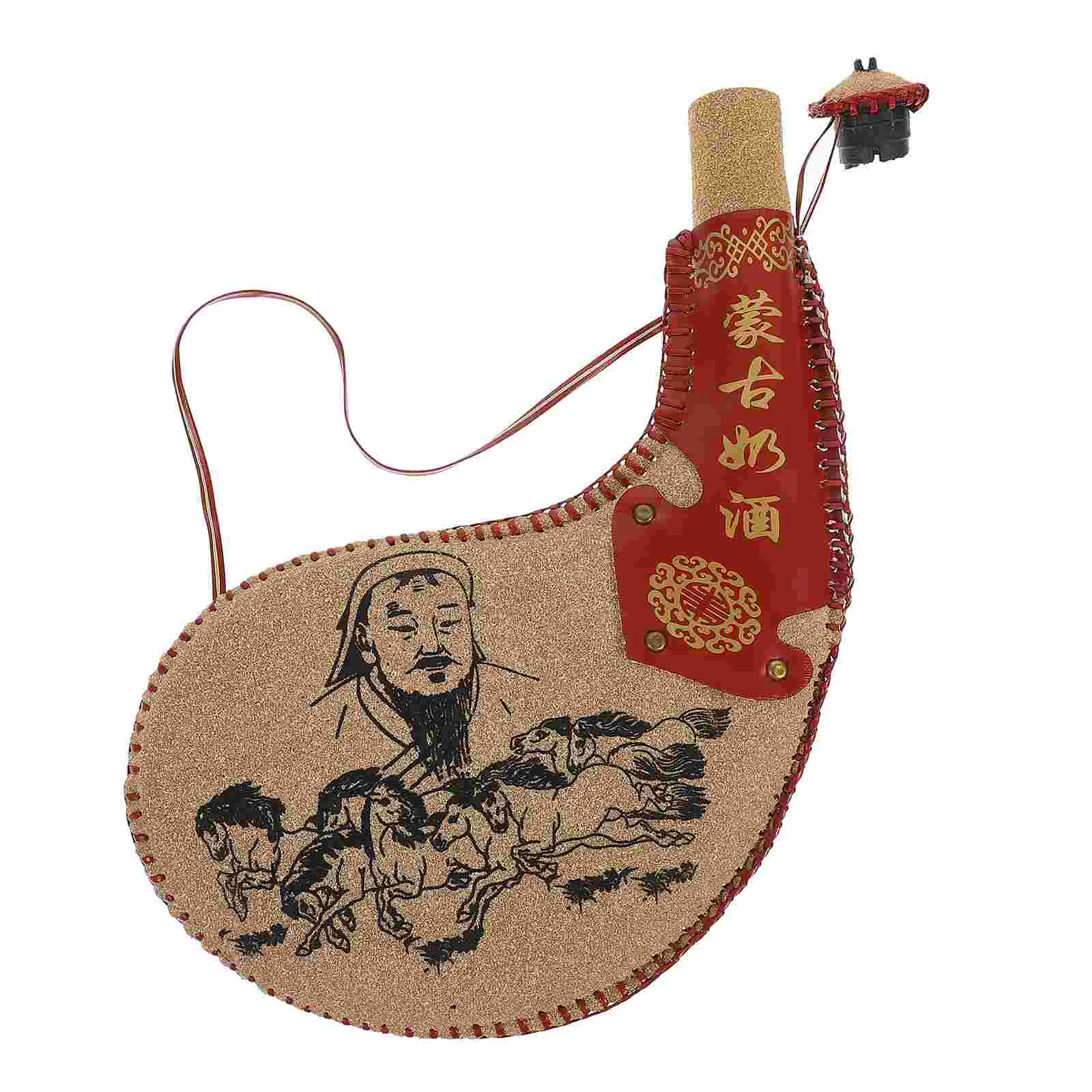 

Bota Bag Hand Decor Camping Canteens Spanish Skin Water Bag Camping Flask Jug Portable Bota Canteen