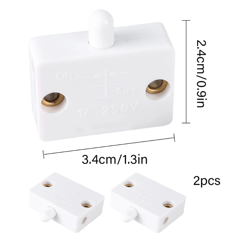 Комплект из 2 водонепроницаемых линейных кабельных переключателей. Клавишные