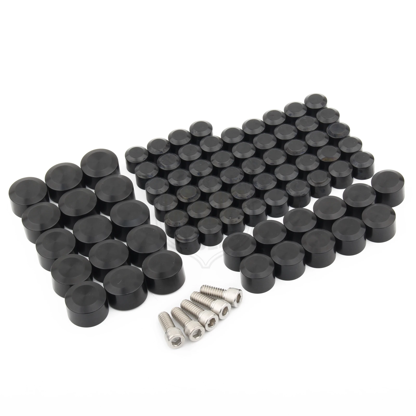 

1000pcs All Black Bolt Caps