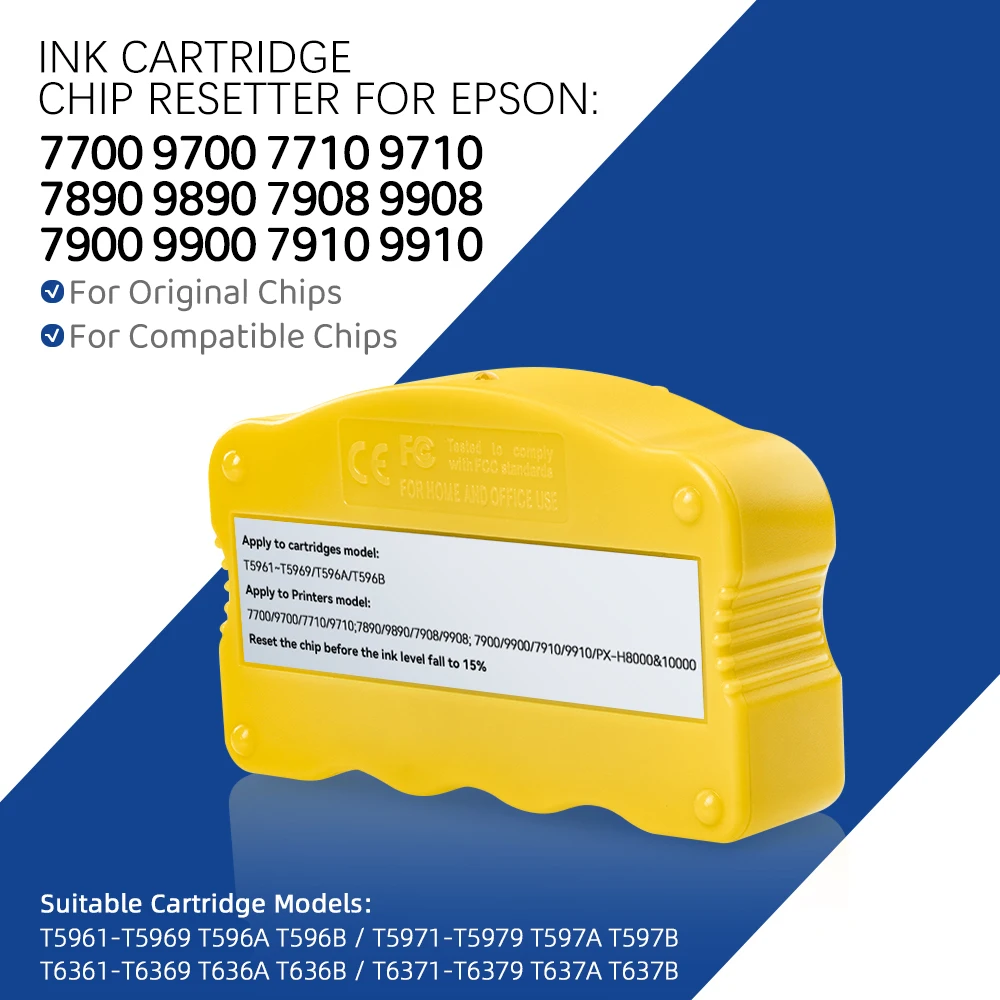 

Ink Cartridge Chip Resetter For Epson Stylus Pro 7700 9700 7710 9710 7890 9890 7908 9908 7900 9900 7910 9910 Cartridge Reset