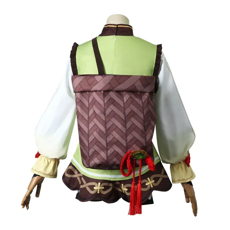 Детская игра для взрослых Genshin Impact Yaoyao карнавальный костюм парик женская форма