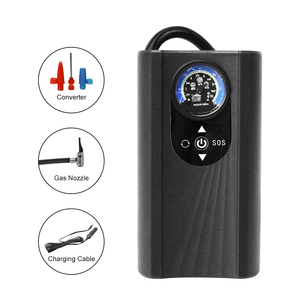 12 В мощные автомобильные надувные насосы мини автомобильный воздушный