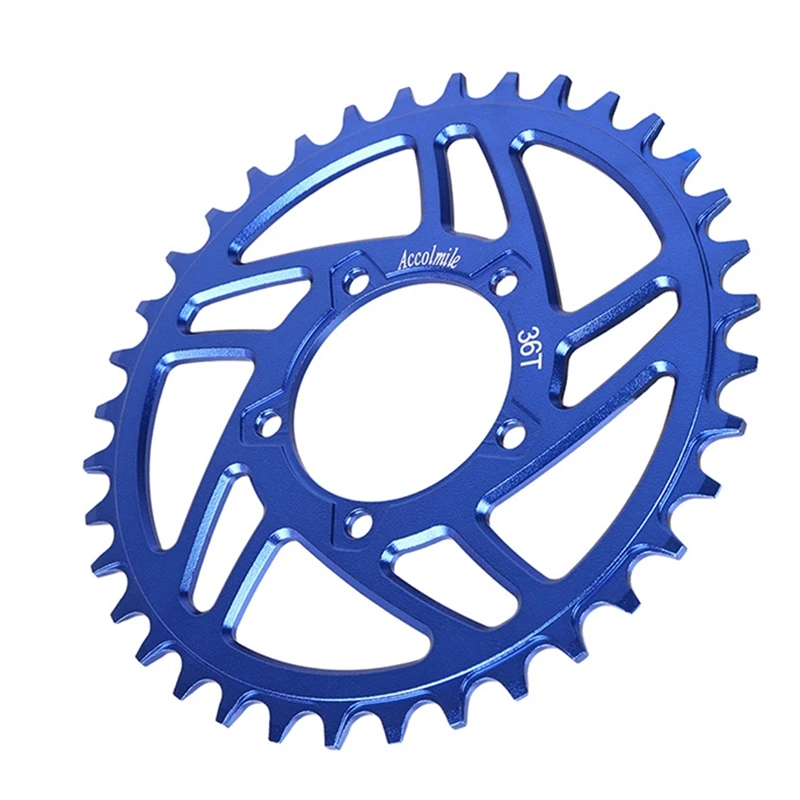 

E-Bike Chainring Adapter For Bafang Mid Drive Motor Electric Bicycle Aluminum Alloy 36T
