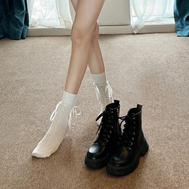 Ботинки в стиле &quotЛолита&quot роскошные дизайнерские ботинки женские осенние