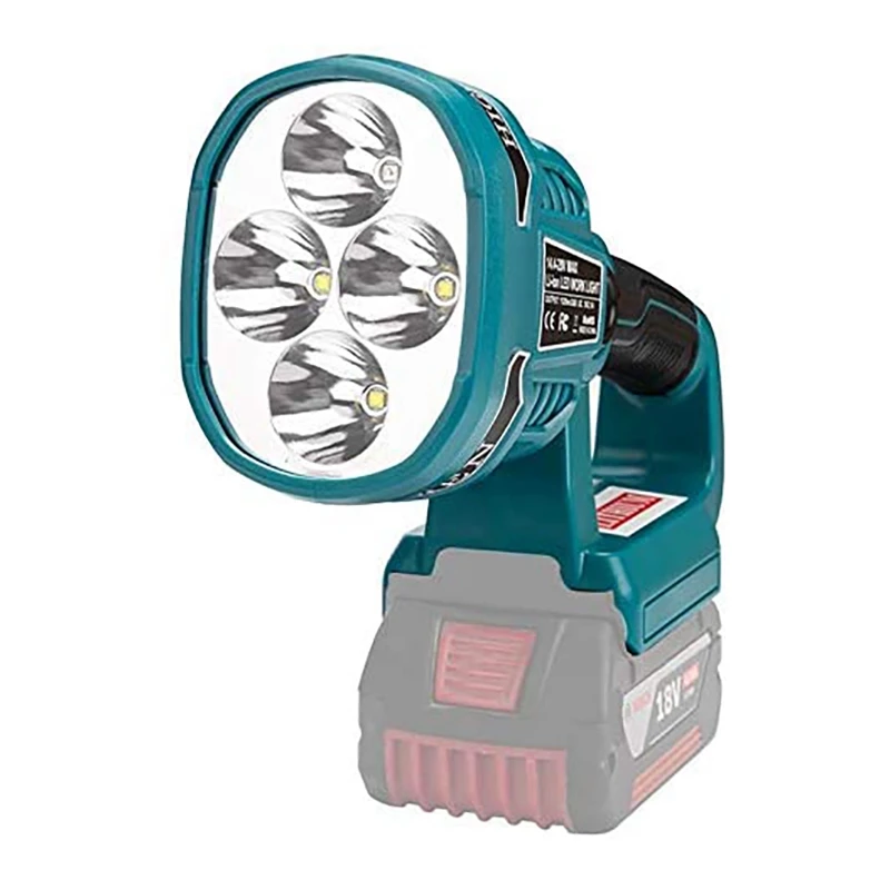 

For Charger BAT618 BAT614 12W 14.4V-20V Flashlight Handheld LED Lamp Portable Outdoor Work Night Light