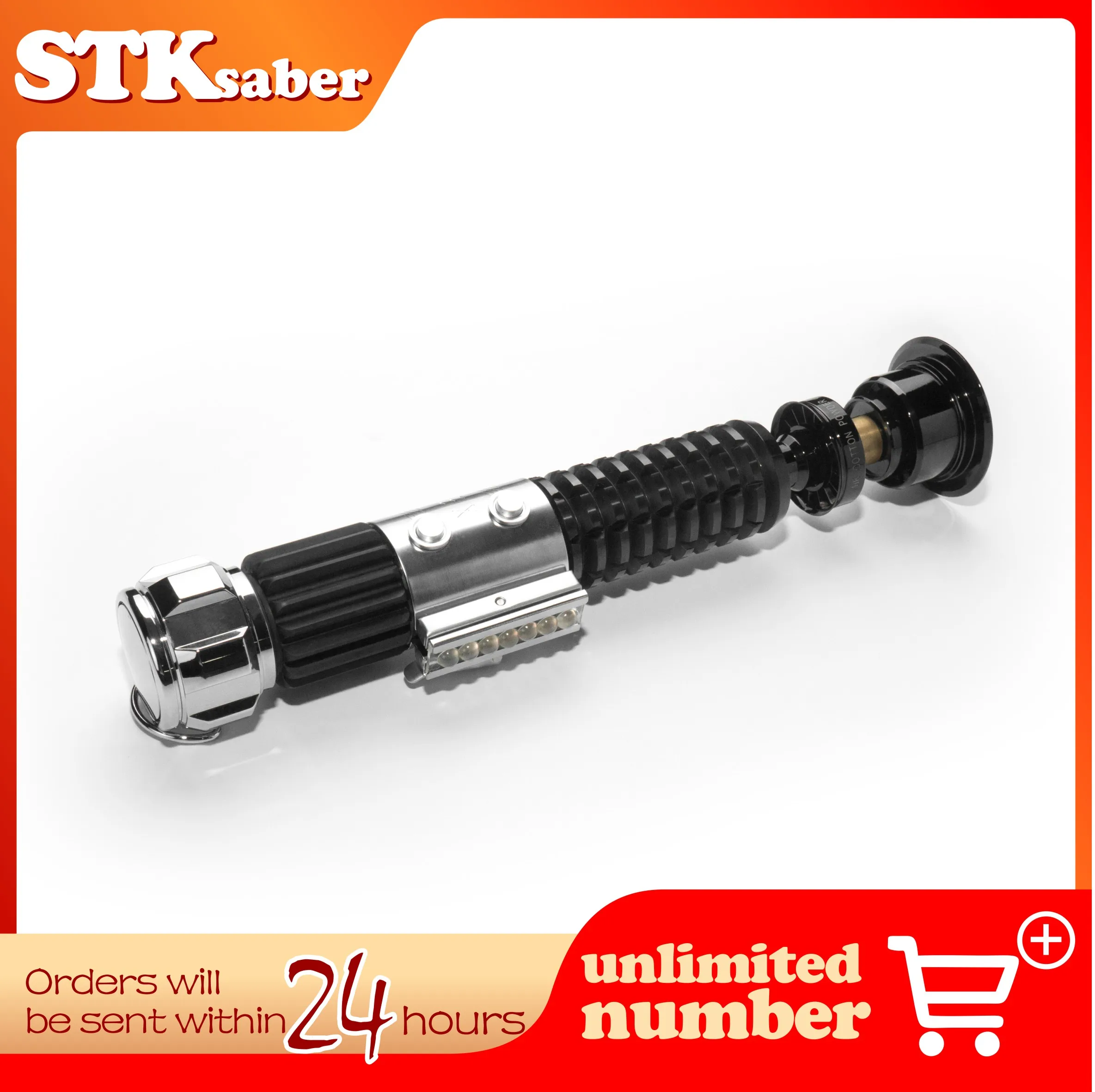 

89Saber limited edition carbon stee Obi-Wan Kenobi EP4 Lightsaber Installed Proffie2.2 With N-pixel Blade Toys For Adults Boys
