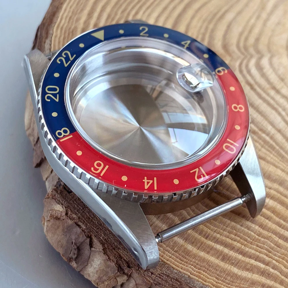 Фото Корпус для часов Tandorio New 38MM 20ATM в винтажном стиле из нержавеющей стали для механизмов NH34 и NH35 с циферблатом 29 мм, сапфировым стеклом, аксессуары для часов. №2