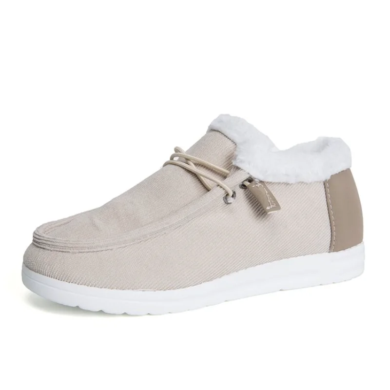 

2022 New Winter Womens Shoes Bare Boots Snow Beige Black Plus Size Casual Low-top Office Comfortable and Elegant Platform Shoes