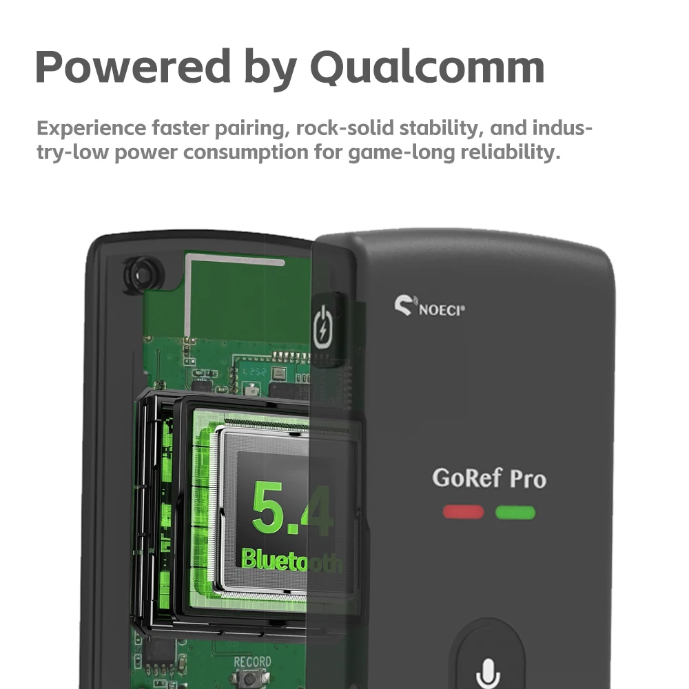 Фото NOECI GoRef Pro Football Referee Intercoms 1500M 6-Ways Bluetooth 5.4 Duplex Talking Профессиональный футбольный домофон такой же, как FBIM №4