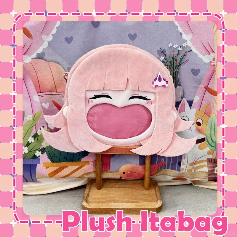 Аниме Danganronpa V3 Nanami ChiaKi плюшевая сумка для косплея прозрачный розовый рюкзак Itabag