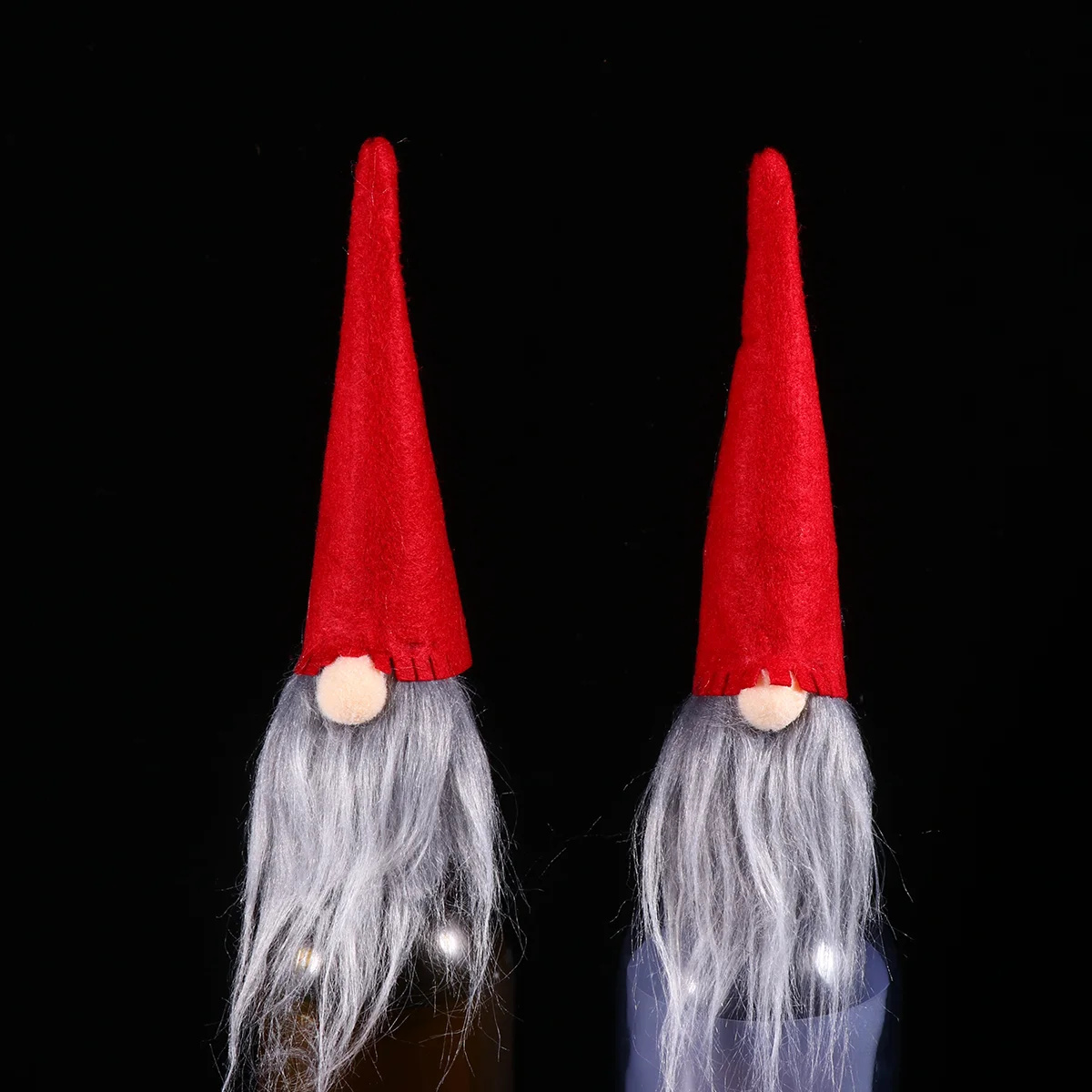 

6pcs Christmas Bottle Covers Swedish Tomte Gnomes Bottle Sleeve Bottle Clothes for Restaurant Hotel Home