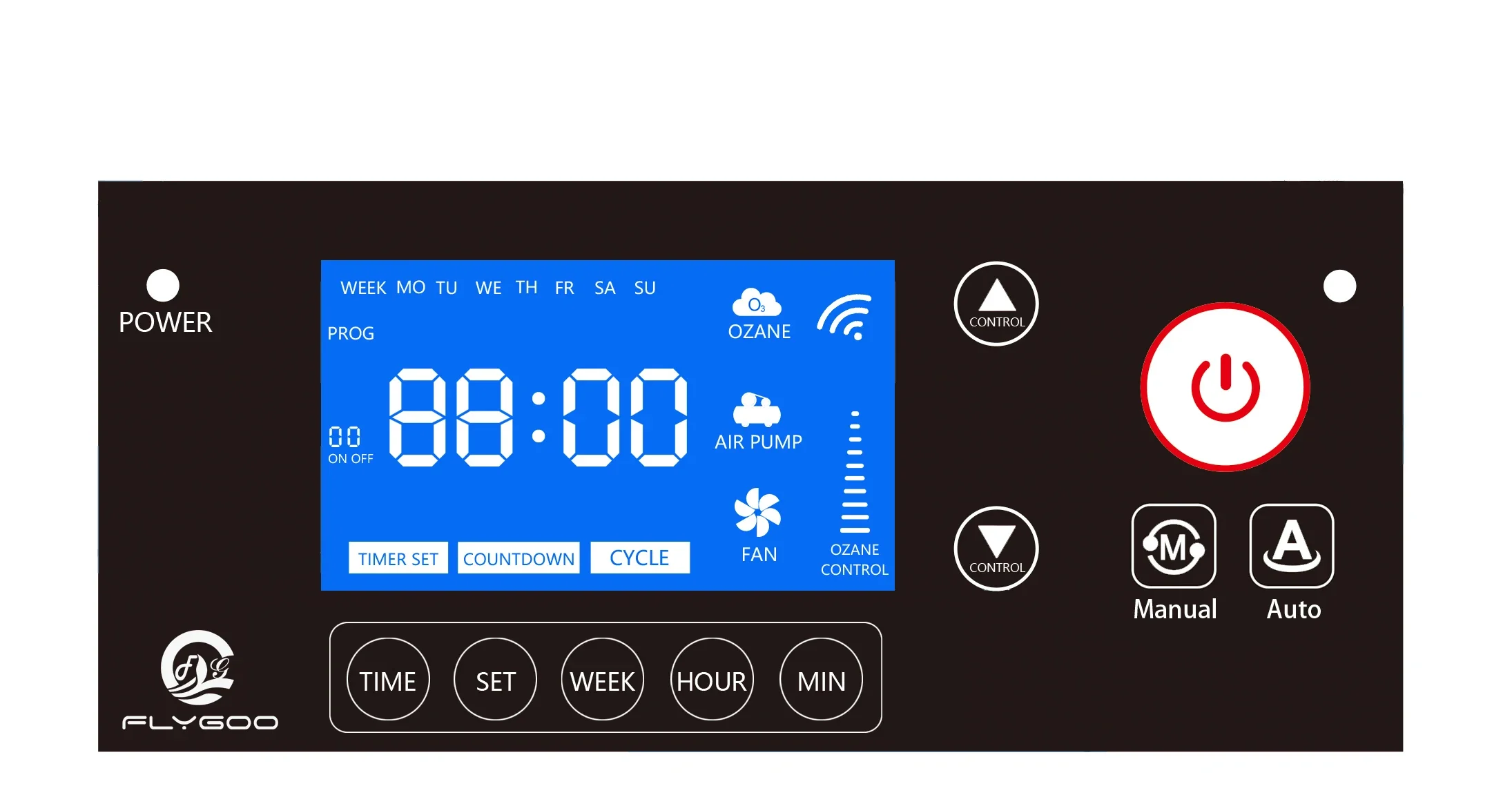 Flygoo 10 г/ч O3 дезинфицирующий очиститель воздуха настенный генератор озона