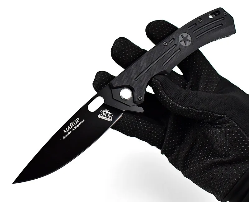 Складной нож HOKC G10 охотничий с ручкой для выживания в полевых условиях дорожный