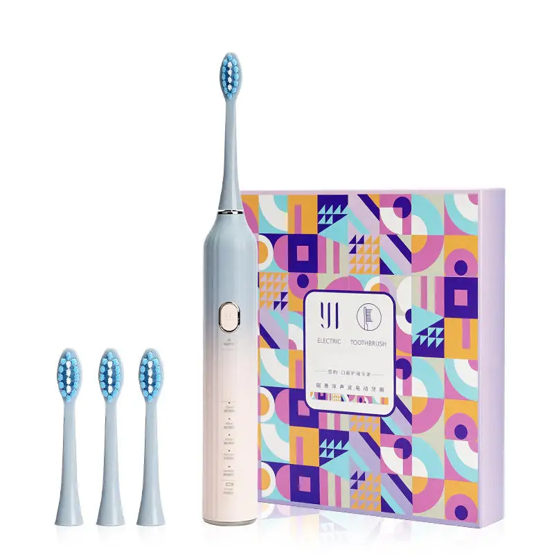 

Sonic Electric Toothbrush With Replacement Brush Rechargeable Tooth Brush Adult Toothbrush with 5 Teeth Cleaning Modes